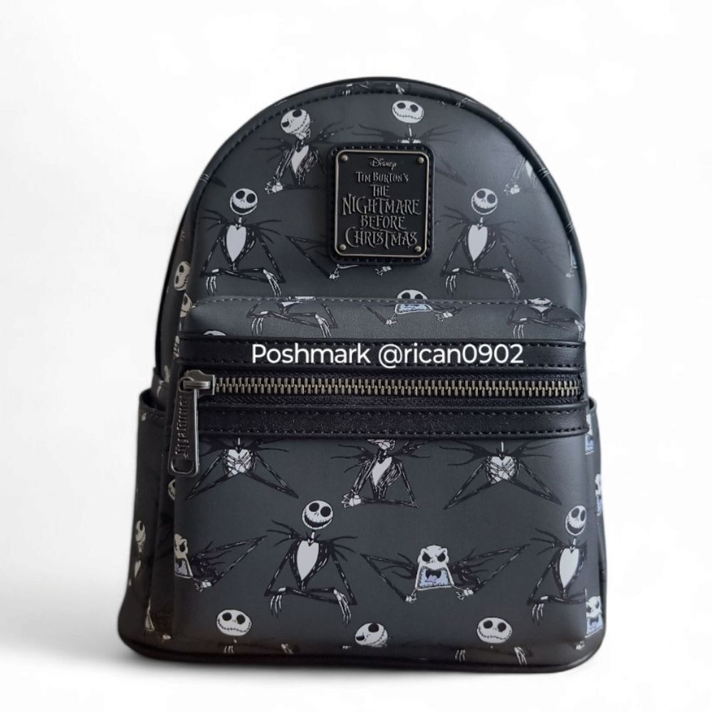 Loungefly Disney Nightmare Before Christmas Jack Skellington Poses Mini Backpack